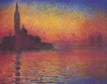 Monet, crepuscolo a Venezia, 1908